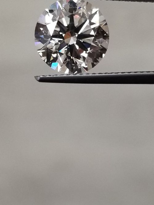 3.64ct I SI2 Rare Carat Ideal Cut Round Diamond