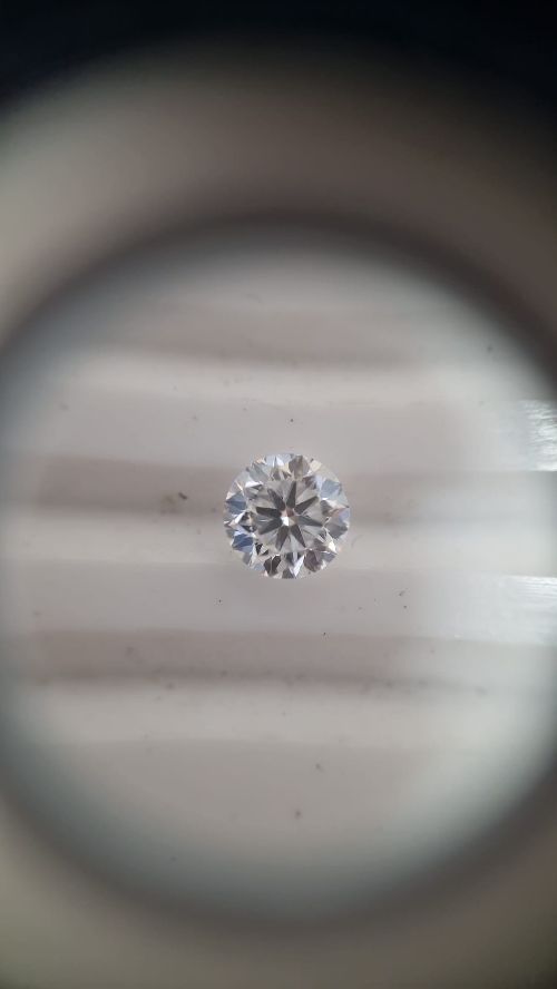 0.70 Carat Natural Diamond Round Cut VS1 E Color GIA Certified