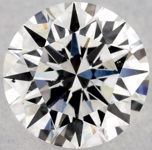 0.61ct D SI1 Rare Carat Ideal Cut Round Diamond