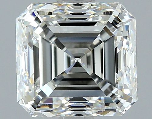 2.50ct H VS1 Very Good Cut Asscher Diamond