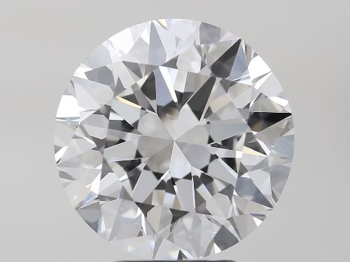 5.03ct G VS2 Rare Carat Ideal Cut Round Diamond