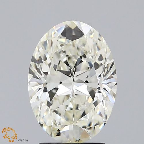 2.18ct K VVS2 Rare Carat Ideal Cut Oval Diamond