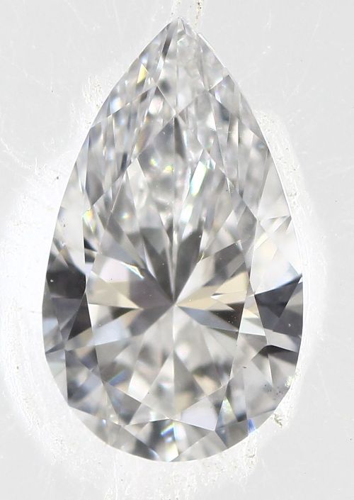 0.19ct D VS2 Very Good Cut Pear Diamond