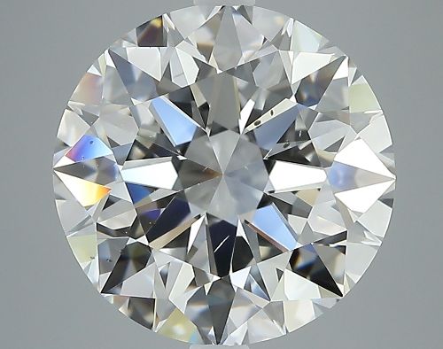 5.01ct E VS2 Rare Carat Ideal Cut Round Diamond