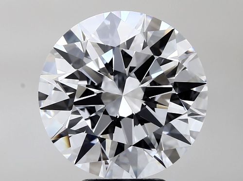 5.30ct D FL Rare Carat Ideal Cut Round Diamond