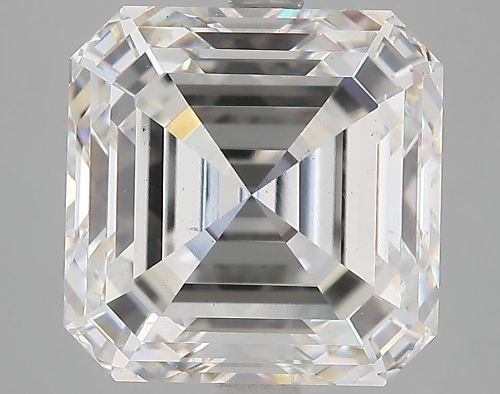 5.75ct G VS2 Rare Carat Ideal Cut Asscher Lab Grown Diamond