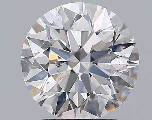 2.21ct E SI1 Rare Carat Ideal Cut Round Diamond