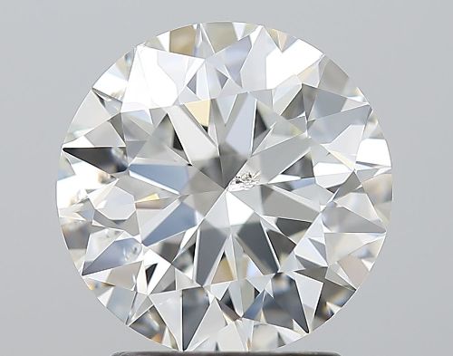 2.28ct I SI2 Rare Carat Ideal Cut Round Diamond