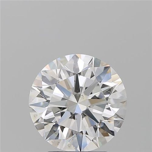 3.27ct E SI1 Rare Carat Ideal Cut Round Diamond