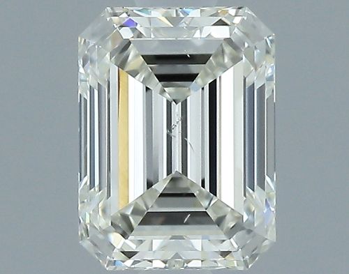 0.91ct J SI2 Rare Carat Ideal Cut Emerald Diamond