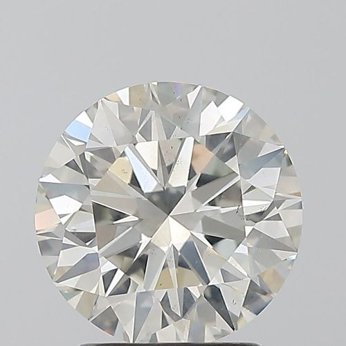 2.08ct J SI2 Rare Carat Ideal Cut Round Diamond