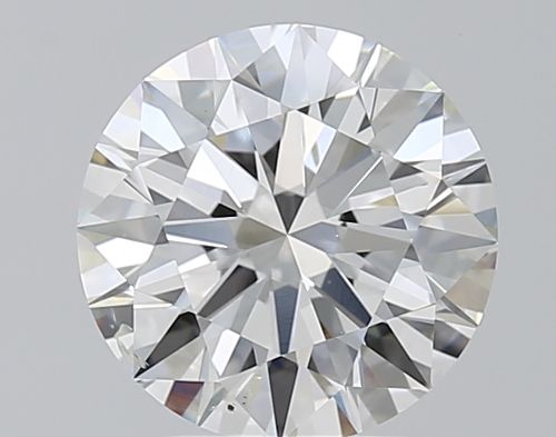 3.01ct H SI2 Rare Carat Ideal Cut Round Diamond