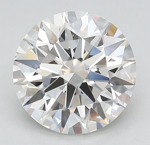 2.52ct F FL Excellent Cut Round Lab Grown Diamond