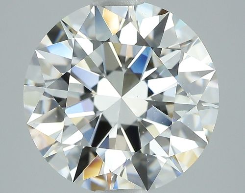 3.08ct G VS2 Rare Carat Ideal Cut Round Diamond