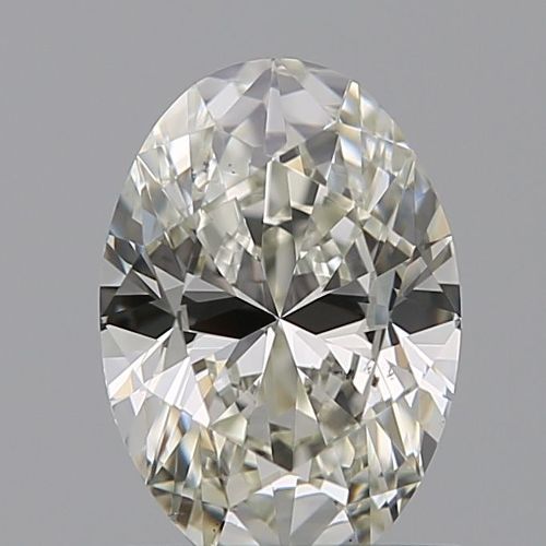 0.81ct K SI1 Rare Carat Ideal Cut Oval Diamond