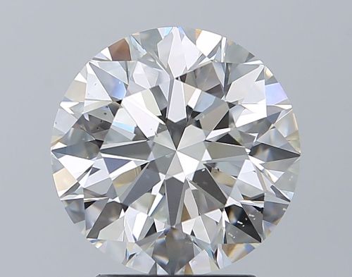 3.06ct G VS2 Rare Carat Ideal Cut Round Diamond