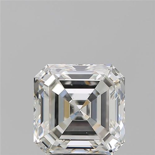 3.02ct H VS2 Rare Carat Ideal Cut Asscher Diamond