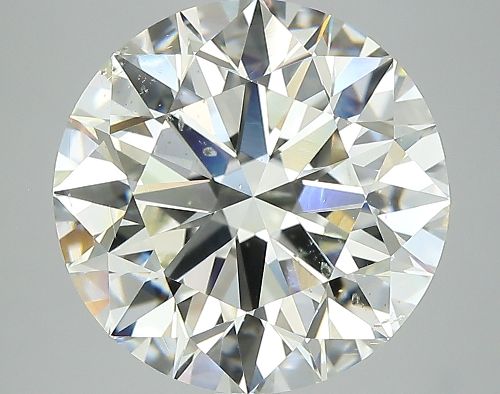 4.50ct K SI2 Rare Carat Ideal Cut Round Diamond