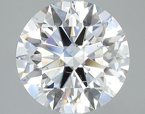 3.01ct F SI1 Rare Carat Ideal Cut Round Diamond