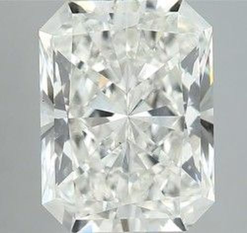 5.02ct J SI1 Rare Carat Ideal Cut Radiant Diamond