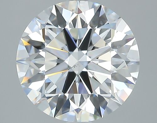 3.06ct F SI1 Rare Carat Ideal Cut Round Diamond