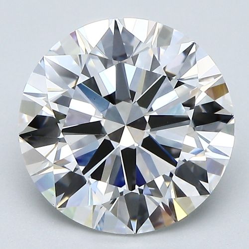 3.56ct F VS2 Rare Carat Ideal Cut Round Diamond