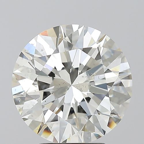 3.51ct J SI1 Rare Carat Ideal Cut Round Diamond