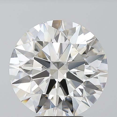 5.01ct H SI1 Rare Carat Ideal Cut Round Diamond