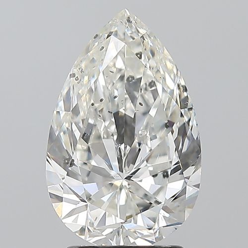2.50ct I SI2 Rare Carat Ideal Cut Pear Diamond
