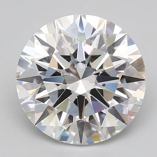 7.04ct D FL Rare Carat Ideal Cut Round Lab Grown Diamond