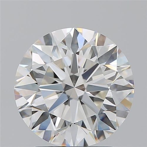2.61ct I SI2 Rare Carat Ideal Cut Round Diamond