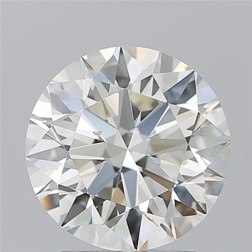 2.70ct K SI1 Rare Carat Ideal Cut Round Diamond