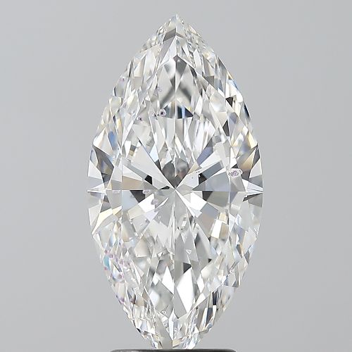3.01ct F SI2 Rare Carat Ideal Cut Marquise Diamond