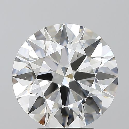 3.70ct H SI2 Rare Carat Ideal Cut Round Diamond