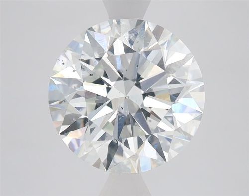 3.12ct F SI2 Rare Carat Ideal Cut Round Diamond