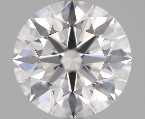 3.06ct F VS2 Rare Carat Ideal Cut Round Diamond