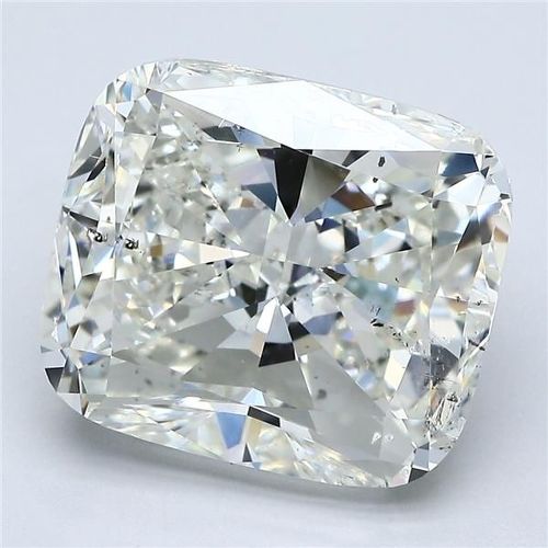 7.01ct J SI2 Very Good Cut Cushion Diamond