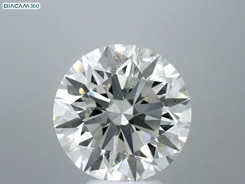 6.88ct H SI2 Very Good Cut Round Diamond