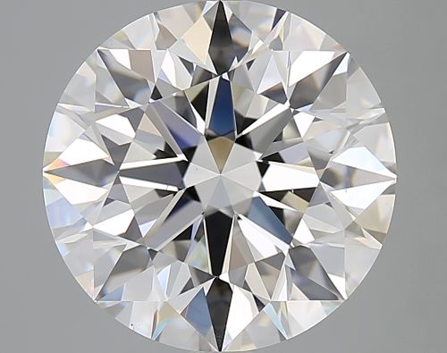 5.01ct G VS2 Rare Carat Ideal Cut Round Diamond