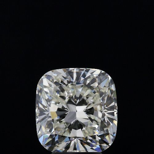 4.24ct J SI1 Rare Carat Ideal Cut Cushion Diamond