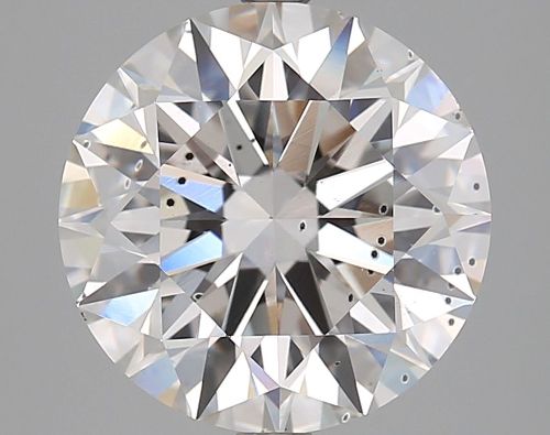 5.14ct G SI2 Rare Carat Ideal Cut Round Lab Grown Diamond