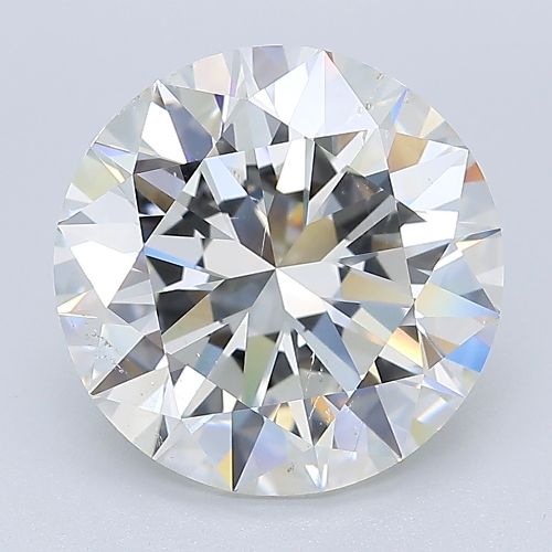 5.01ct H SI1 Rare Carat Ideal Cut Round Diamond