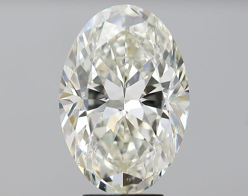 5.07ct K SI1 Rare Carat Ideal Cut Oval Diamond