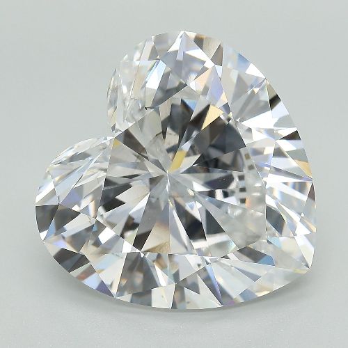 15.50ct D SI1 Rare Carat Ideal Cut Heart Lab Grown Diamond