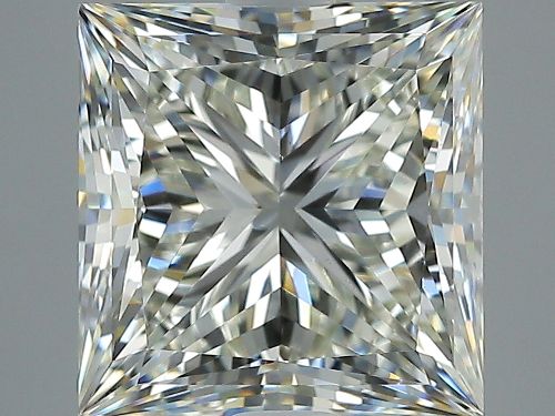 3.01ct K VS2 Rare Carat Ideal Cut Princess Diamond