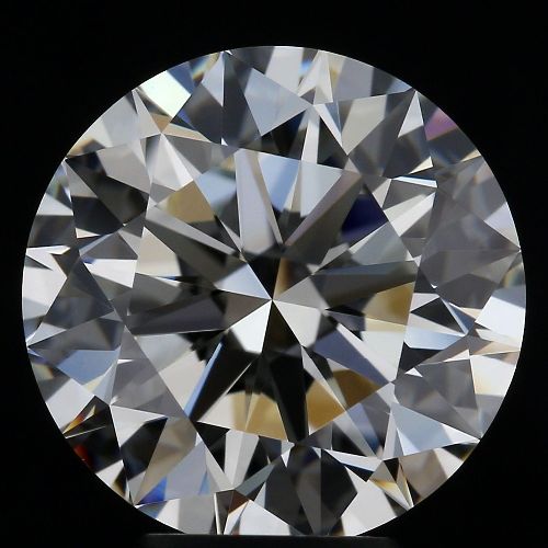 4.07ct J VVS2 Rare Carat Ideal Cut Round Diamond