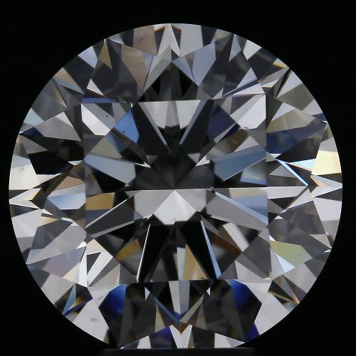 5.29ct D VS2 Rare Carat Ideal Cut Round Diamond