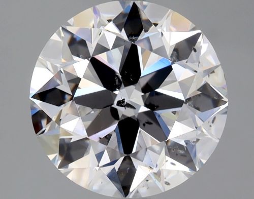 3.01ct D SI2 Rare Carat Ideal Cut Round Diamond