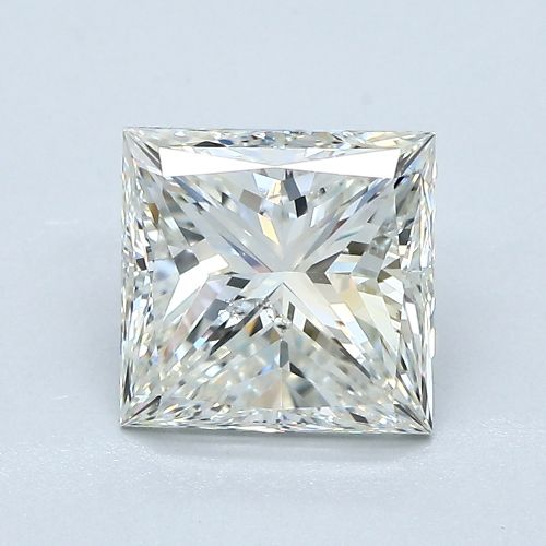 2.31ct J SI2 Very Good Cut Princess Diamond