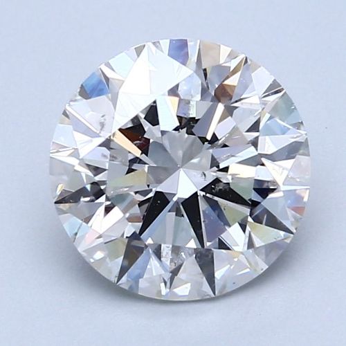 2.51ct G SI2 Rare Carat Ideal Cut Round Diamond